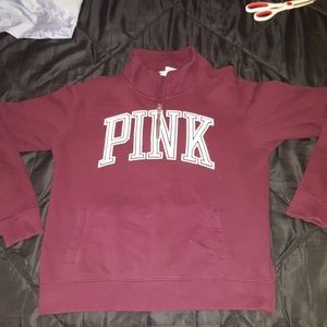 VS PINK quarter zip